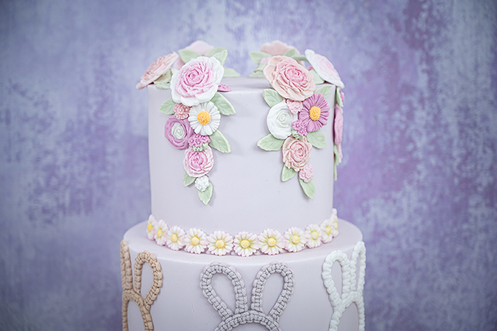 Miniature Flower Borders Silicone Mould