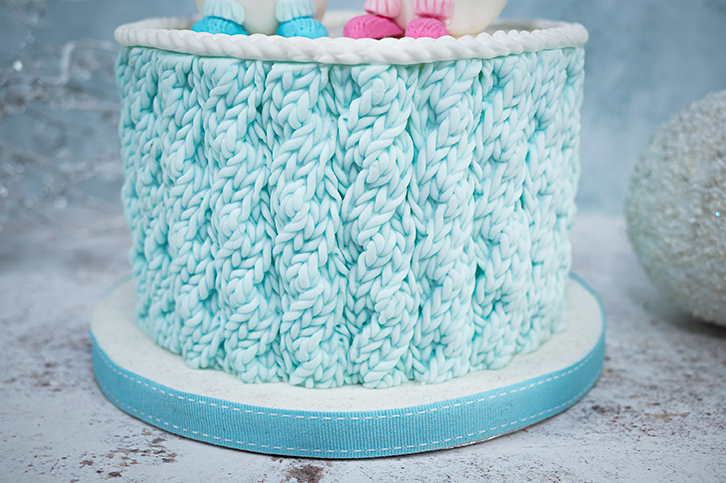 Cable Knit Silicone Mould