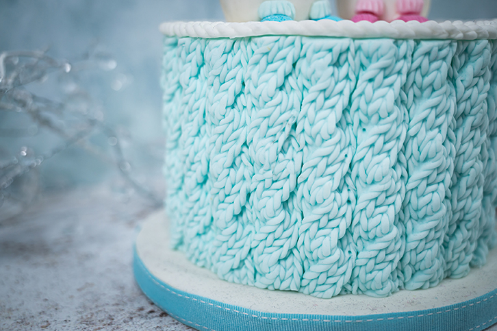 Cable Knit Silicone Mould