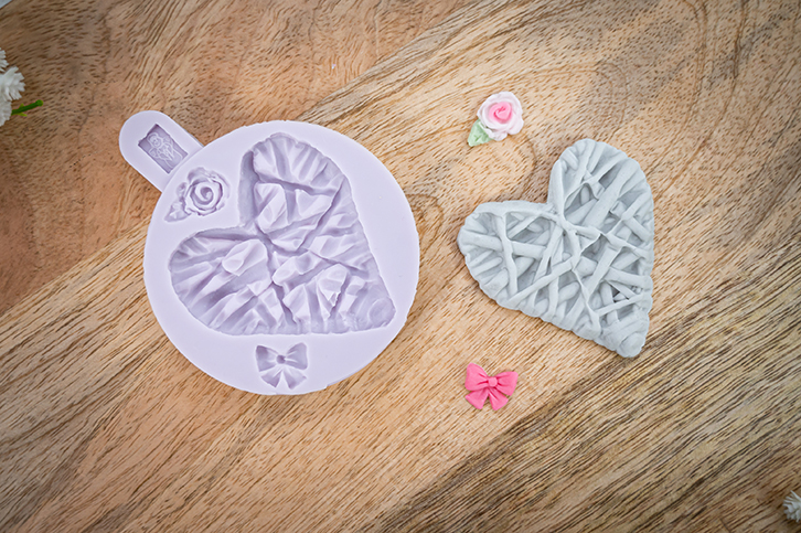 Wicker Heart Silicone Mould Wicker Heart Silicone Mould