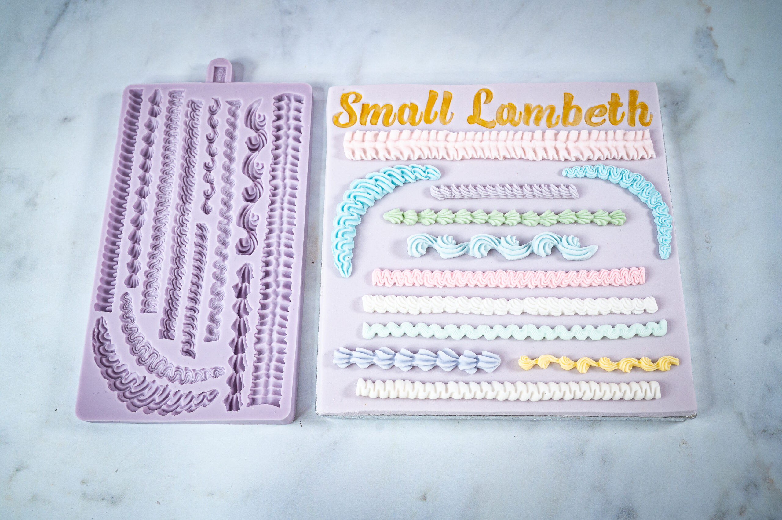 Small Lambeth Borders Silicone Mould