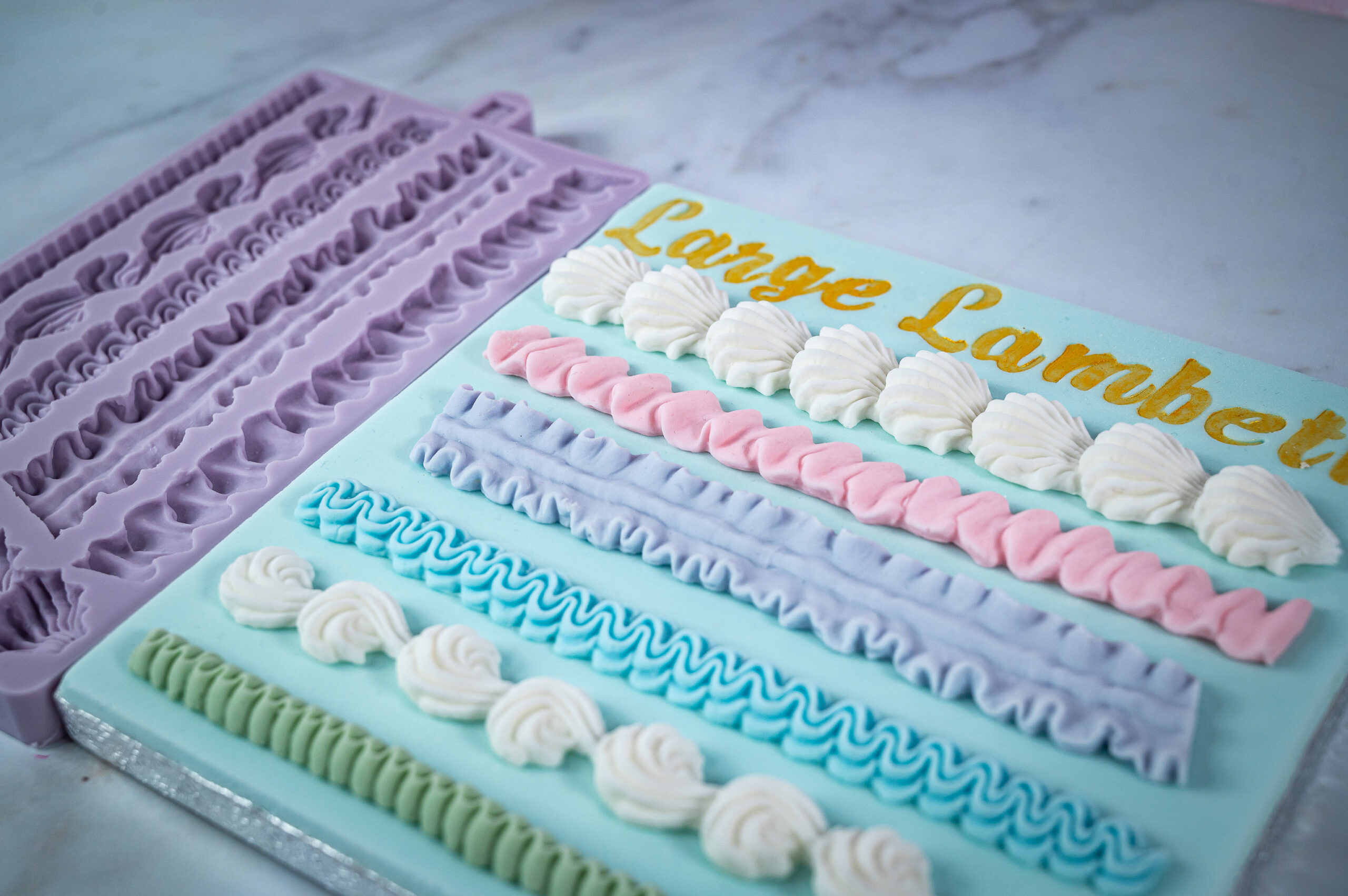 Large Lambeth Borders Silicone Mould