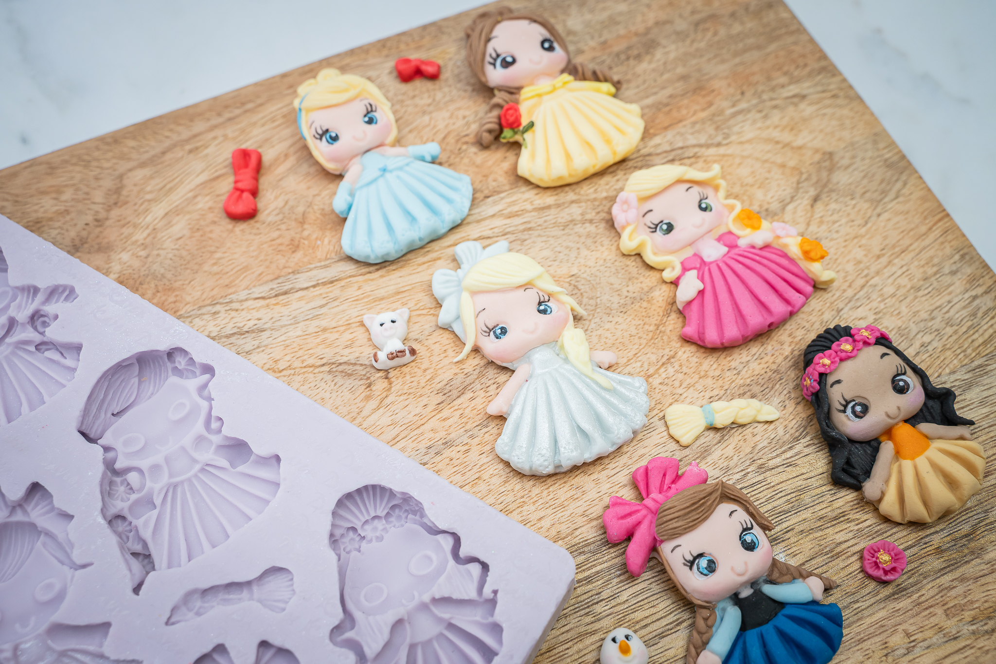 Princesses Silicone Mould