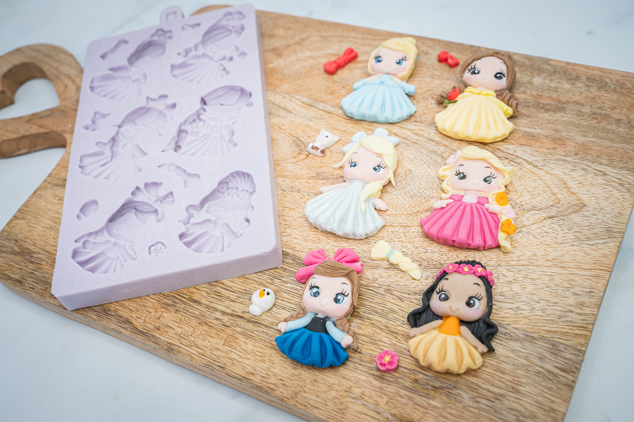 Princesses Silicone Mould