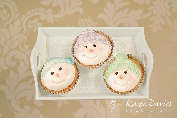 Cupcake Top - Snowman Bobble Mould