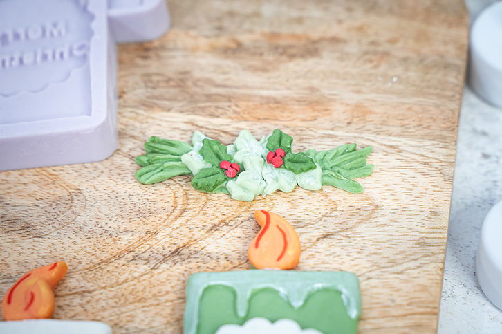 Christmas Candles Silicone Mould