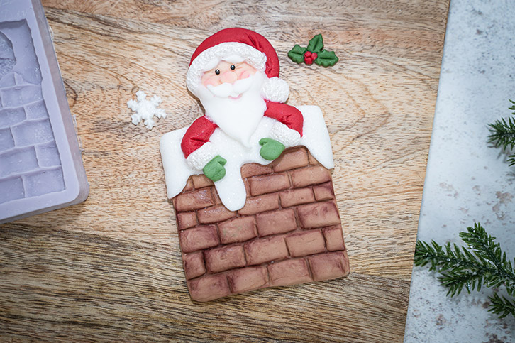 Santa's Chimney Silicone Mould - Image 2