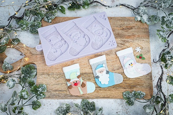 Christmas Stockings Silicone Mould