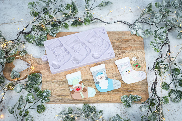 Christmas Stockings Silicone Mould