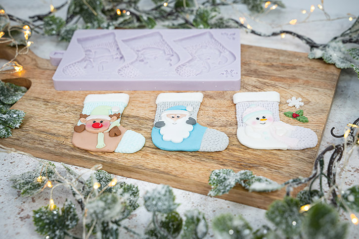 Christmas Stockings Silicone Mould
