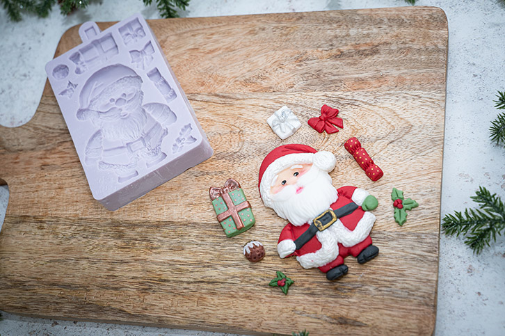 Santa Claus Silicone Mould
