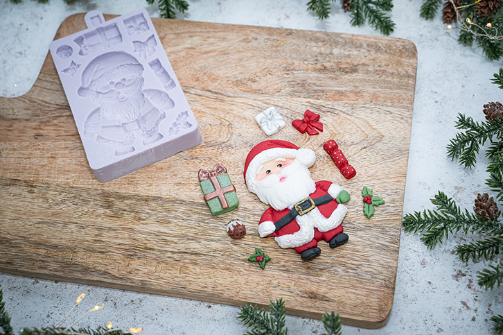 Santa Claus Silicone Mould
