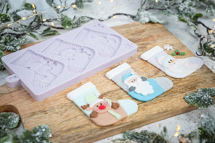Christmas Stockings Silicone Mould