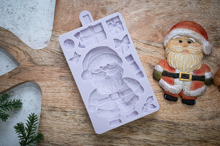 Santa Claus Silicone Mould