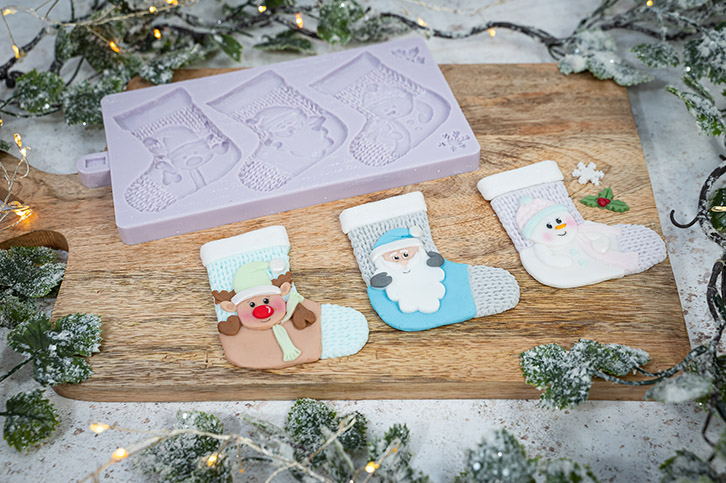 Christmas Stockings Silicone Mould