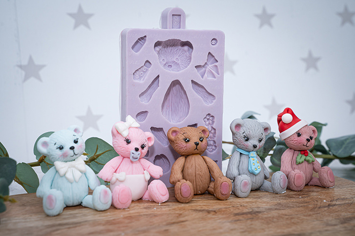 Build A Teddy Silicone Mould