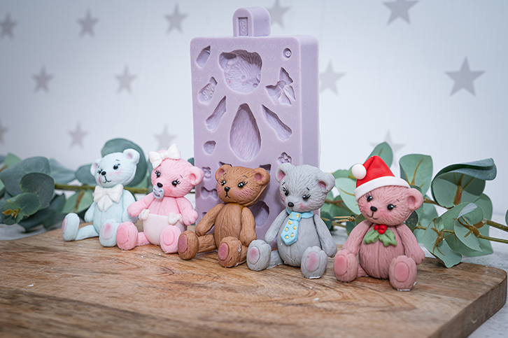 Build A Teddy Silicone Mould