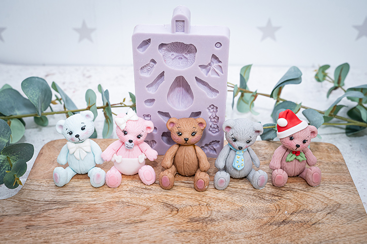 Build A Teddy Silicone Mould