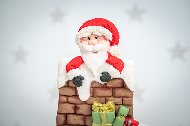Santa's Chimney Silicone Mould