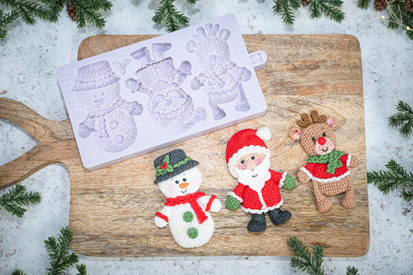 Knitted Christmas Silicone Mould Knitted Christmas Silicone Mould