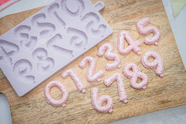 Balloon Numbers Silicone Mould Balloon Numbers Silicone Mould