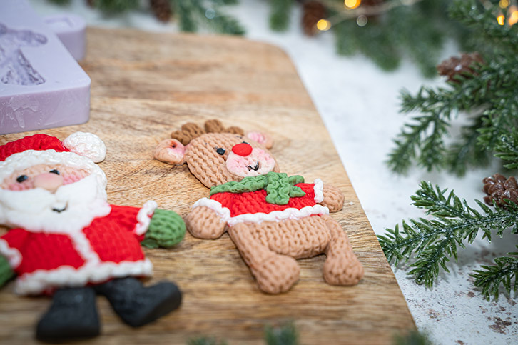 Knitted Christmas Silicone Mould