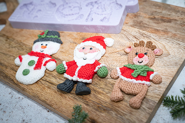 Knitted Christmas Silicone Mould