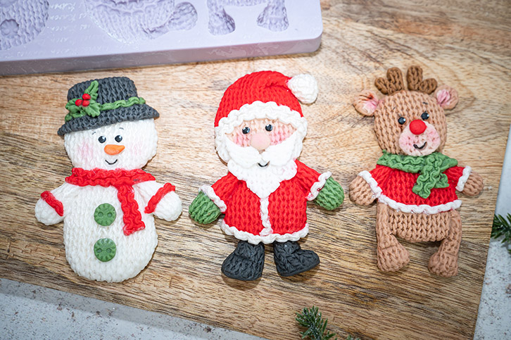 Knitted Christmas Silicone Mould