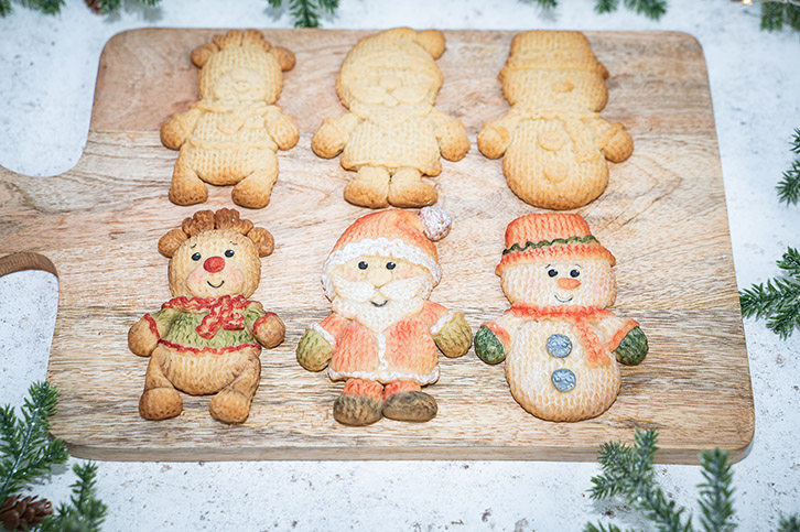 Knitted Christmas Silicone Mould