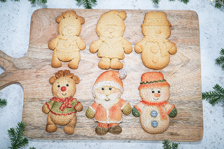 Knitted Christmas Silicone Mould