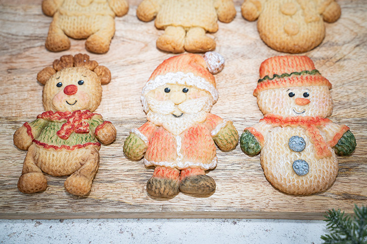 Knitted Christmas Silicone Mould