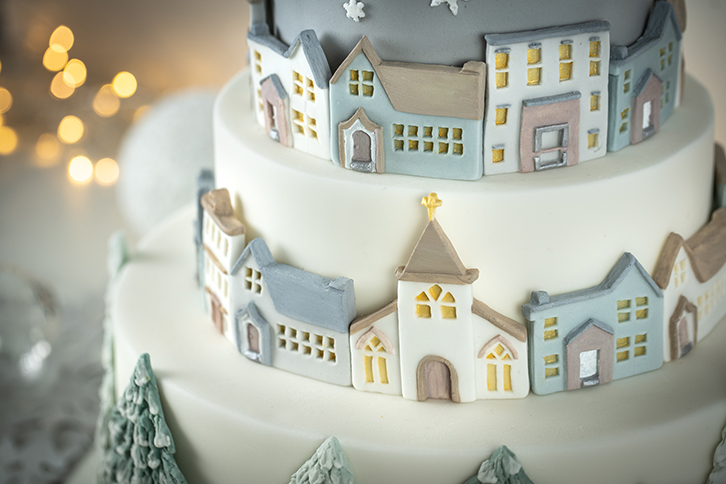 Winter Village Silicone Mould