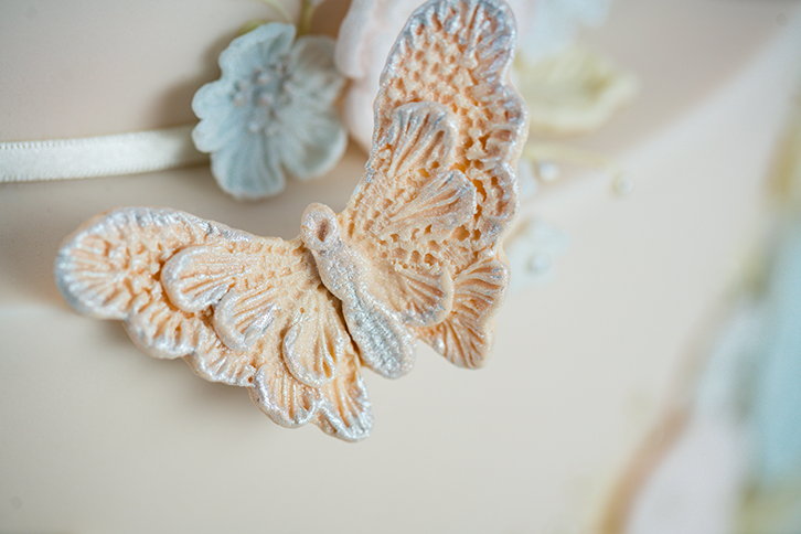 brush embroidery butterflies silicone mould