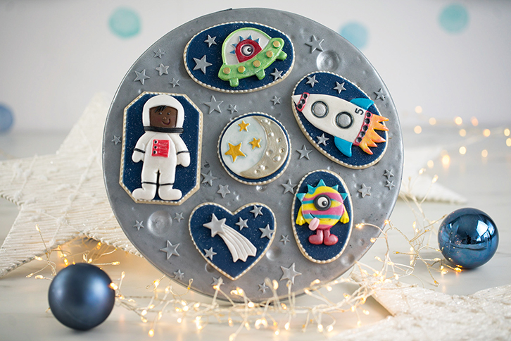 Space Cookie Silicone Mould