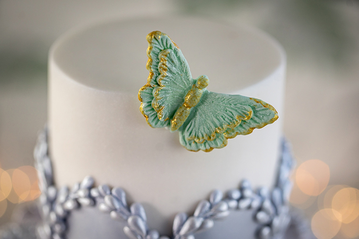 brush embroidery butterflies silicone mould