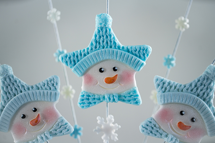 Christmas Stars Silicone Mould