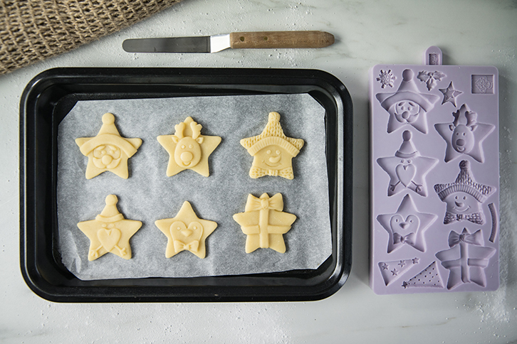Christmas Stars Silicone Mould