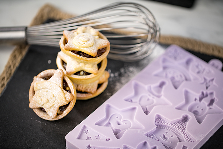 Christmas Stars Silicone Mould