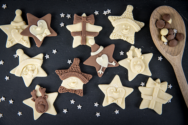 Christmas Stars Silicone Mould