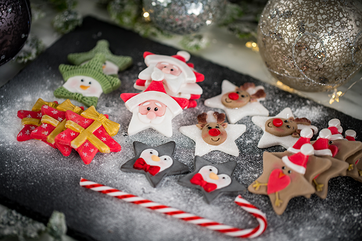 Christmas Stars Silicone Mould