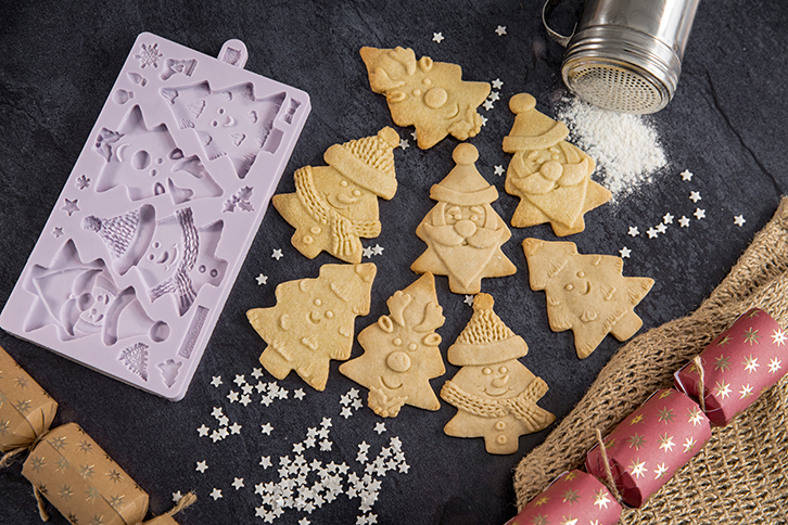 Christmas Tree Characters Silicone Mould