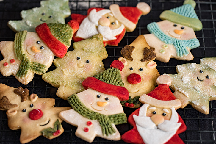 Christmas Tree Characters Silicone Mould