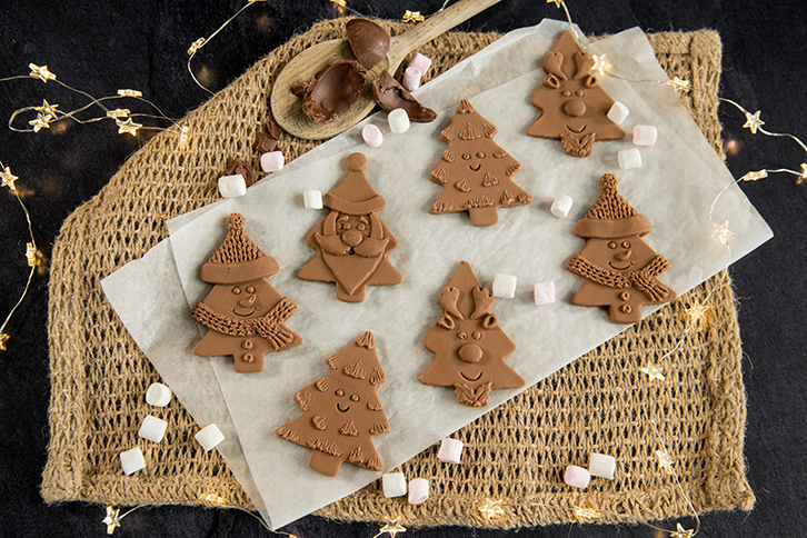 Christmas Tree Characters Silicone Mould