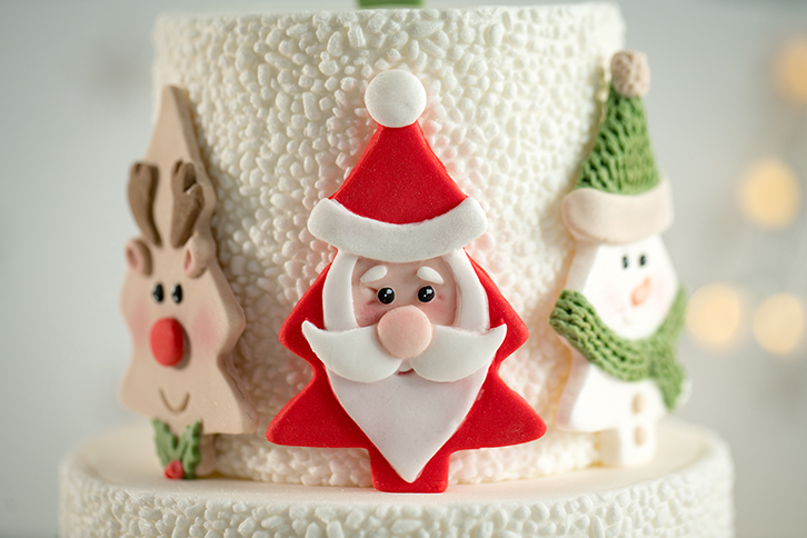 Christmas Tree Characters Silicone Mould