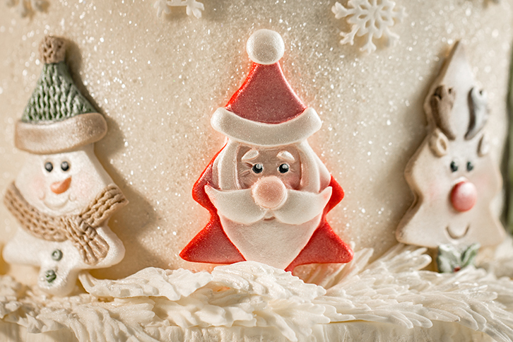 Christmas Tree Characters Silicone Mould