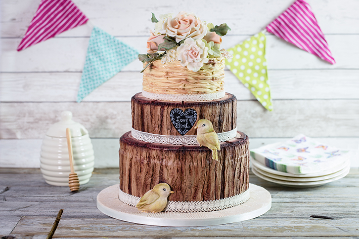 Rustic Woodland Bark Silicone Mould