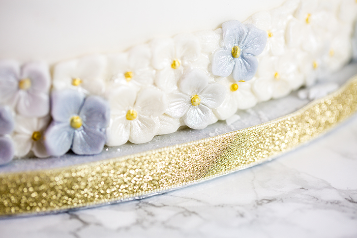 Hydrangea Border Silicone Mould