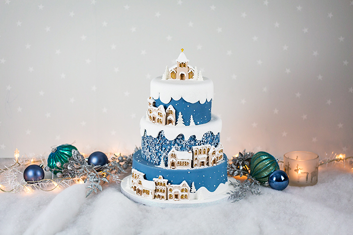 Winter Village Silicone Mould