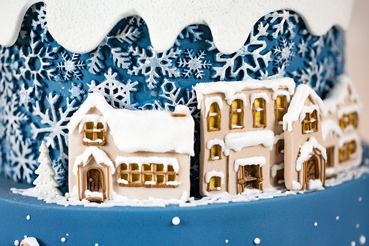 Winter Village Silicone Mould
