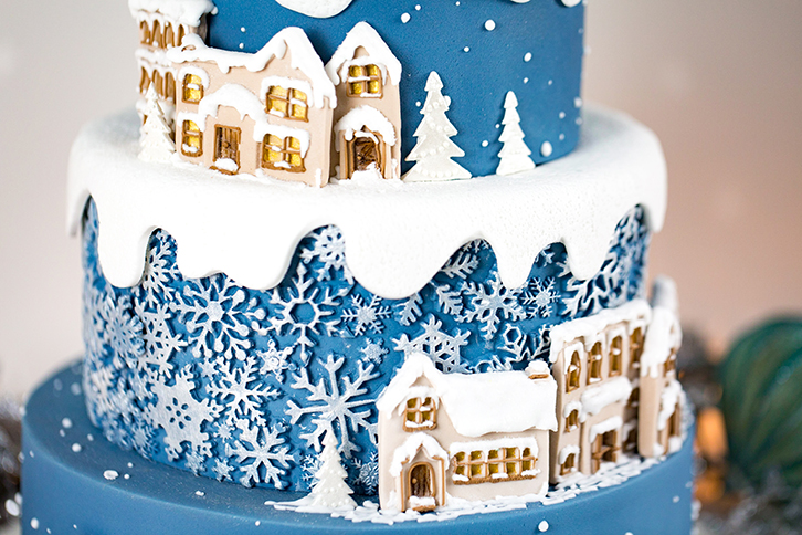 Winter Village Silicone Mould